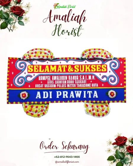 Papan Bunga Ucapan Selamat Duri Kosambi